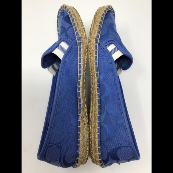 Coach “Jacinta”Espadrilles Blue size 7M - Picture 6 of 8